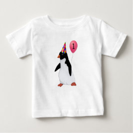 Anpassningsbar av födelsedagen Penguin Shirt T Shirt