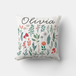 Anpassningsbar av galna växter av botaniska växter kudde