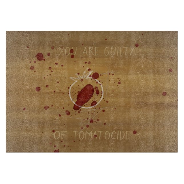 Anpassningsbar av Gory Murdern Tomato Crime Scene (Framsidan)