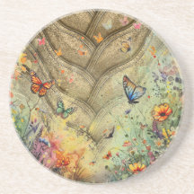 Anpassningsbar av gyllene fjärilsträdgårdskonst