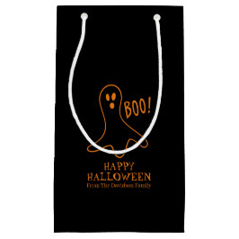 Anpassningsbar av Halloween boo spöksvart orange