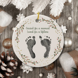 Anpassningsbar av julminnet i Babyen Baby-fotutskr Julgransprydnad Keramik