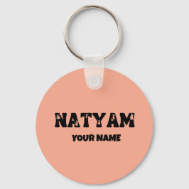 Anpassningsbar av klassisk dansare från Indien Nyckelring