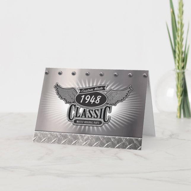 Anpassningsbar av klassiskt födelsedagskort kort (Framsida)