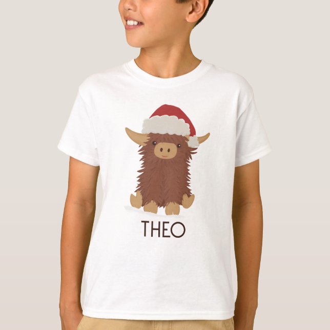 Anpassningsbar av krona i jultomten t shirt (Framsida)