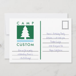 Anpassningsbar av läger inbjudningar