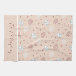 anpassningsbar av lush Helgdag Heart & Egg Kökshandduk