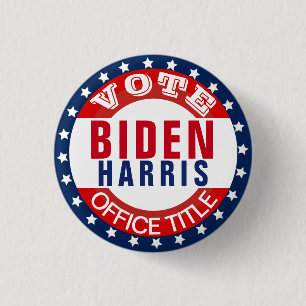 Anpassningsbar av mallen Biden Harris Kampanj Knapp
