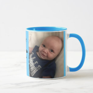 Anpassningsbar av mugg 2-fotomall för mormor Kopp