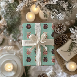 Anpassningsbar av Nallen Cute jul - foto Presentpapper