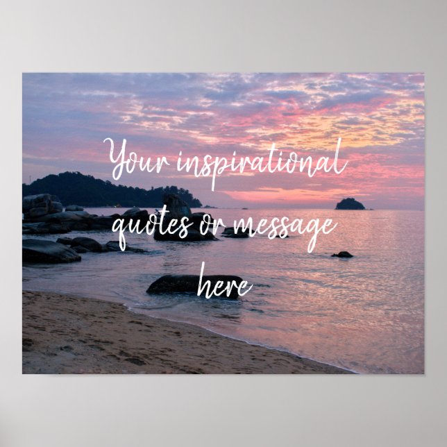 anpassningsbar av orangens solnedgång -  poster (Framsidan)