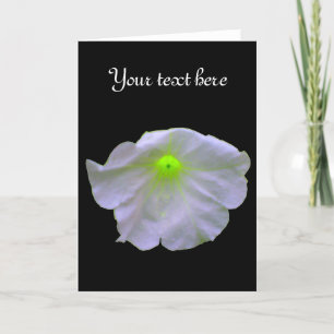Anpassningsbar av Petunia Grönt Glow- Kort