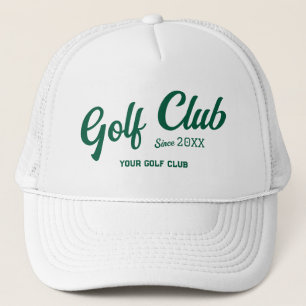 Anpassningsbar av Preppy Grönt Golf Klubb Vapenskö Keps