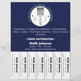 Anpassningsbar av Professionellen Logotyp F för  f Reklamblad