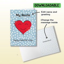 Anpassningsbar av rött hjärta Galentins dag