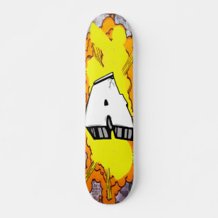 ANPASSNINGSBAR AV SKATEBOARD ABC INITIALER