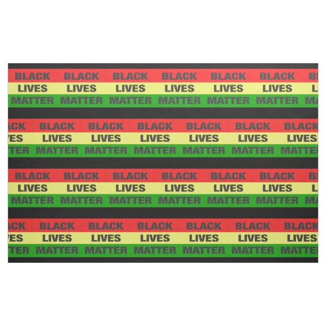 anpassningsbar av svart Lives Matte Tyg (Fat Quarter)