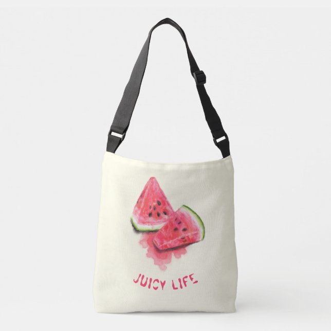 Anpassningsbar av Sweet Watermelon Crossbody eller Axelväska (Framsida)