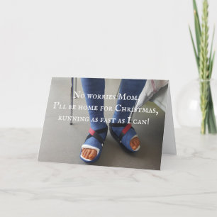 Anpassningsbar av två brutna Ben-gipstmatsfoto Kort