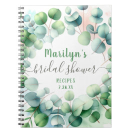 Anpassningsbar av vattenfärgen Eucalyptus Möhippa  Anteckningsbok