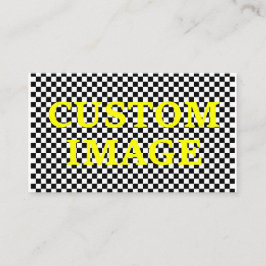 Anpassningsbar avbildar och beställnings- text visitkort