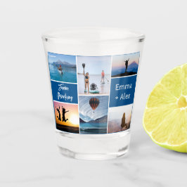 Anpassningsbar Äventyr Photo Collage Shot Glass