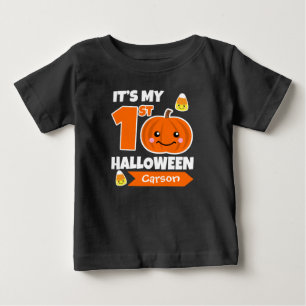 Anpassningsbar Baby 1st Halloween Shirt - Lägg til T-shirt