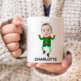 Anpassningsbar Baby Ansikte Elf Kaffemugg