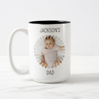 Anpassningsbar Baby Ansikte Mugg, anpassa barnfoto Två-Tonad Mugg