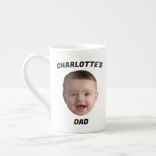 Anpassningsbar Baby Ansikte Mugg, Anpassningsbar N Benporslin Mugg