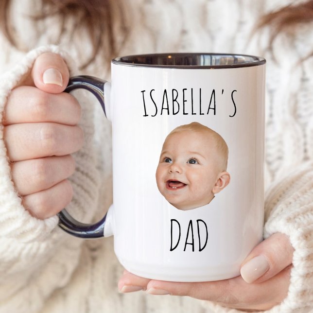 Anpassningsbar Baby Ansikte Mugg, Baby fotopataffä Mugg (Skapare uppladdad)