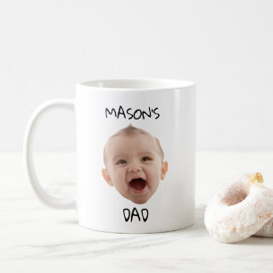 Anpassningsbar Baby Ansikte Photo Coffee Mugg, Mor Kaffemugg