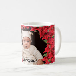 Anpassningsbar Baby/ Barnfoto Jul Kaffemugg