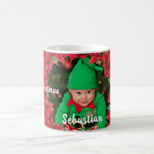 Anpassningsbar Baby/ Barnfoto Jul Kaffemugg