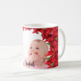 Anpassningsbar Baby/ Barnfoto Jul Kaffemugg