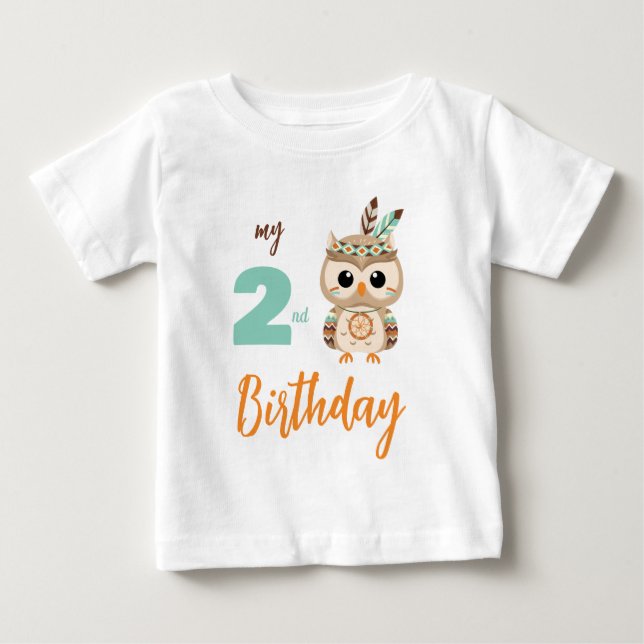 Anpassningsbar Baby Birthday T-Shirt (Framsida)