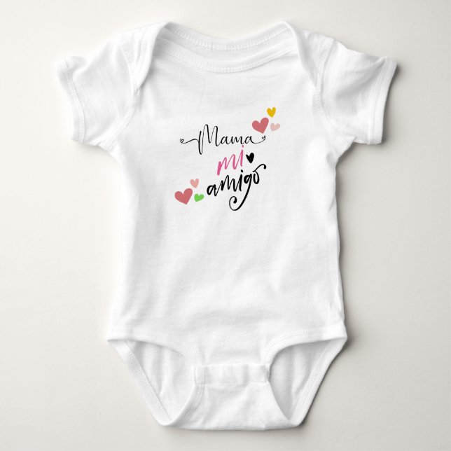 "Anpassningsbar Baby Bodydress - Soft & Comfortabl T Shirt (Framsida)