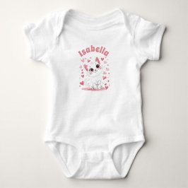 Anpassningsbar Baby Bodykostdräkt Cute Tecknad Ros T Shirt