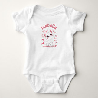 Anpassningsbar Baby Bodykostdräkt Cute Tecknad Ros T Shirt