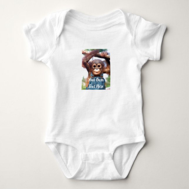 Anpassningsbar Baby Bodykostym - Lägg till egen bi T Shirt (Framsida)