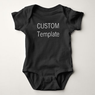 Anpassningsbar Baby Cotton Bodydress Creeper Blank T-shirt