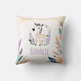 Anpassningsbar Baby Donkey Pillow Boho Blommigt De Kudde