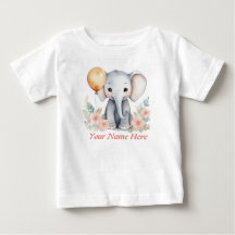 Anpassningsbar Baby Elephant Balloon med ditt barn
