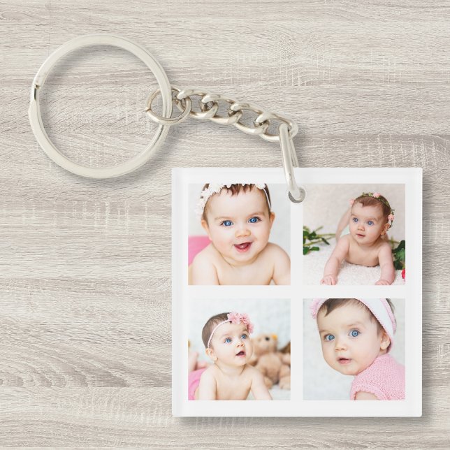 Anpassningsbar Baby Family Photo Collage White 4 B (Skapare uppladdad)