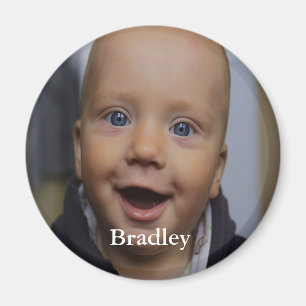 Anpassningsbar baby fotopersonlig magnet