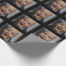Anpassningsbar baby fotopersonlig presentpapper