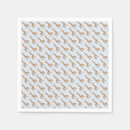 Anpassningsbar Baby Giraffe Design Napkins Pappersservett