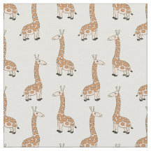 Anpassningsbar Baby Giraffe Fabric Print för barn