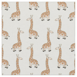 Anpassningsbar Baby Giraffe Fabric Print för barn Tyg