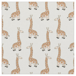 Anpassningsbar Baby Giraffe Fabric Print för barn Tyg